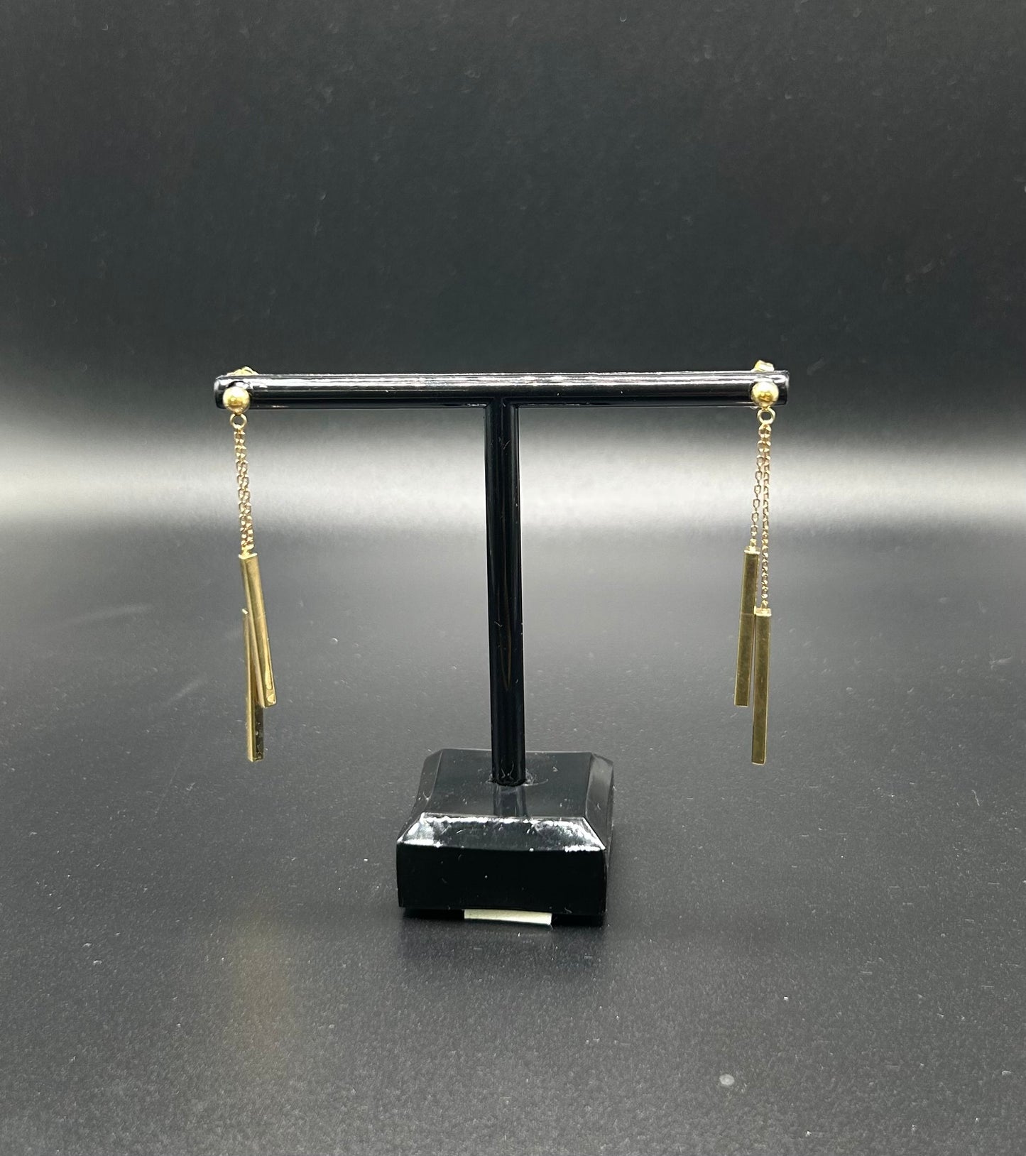 14kt Yellow Gold Dnagle Earrings 2.2g