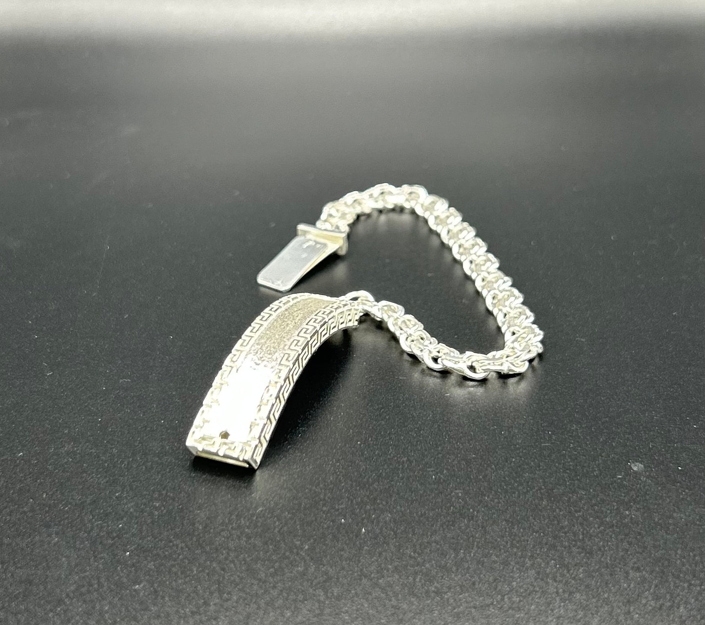 925 Silver Chino Link Bracelet 8" 22.8g