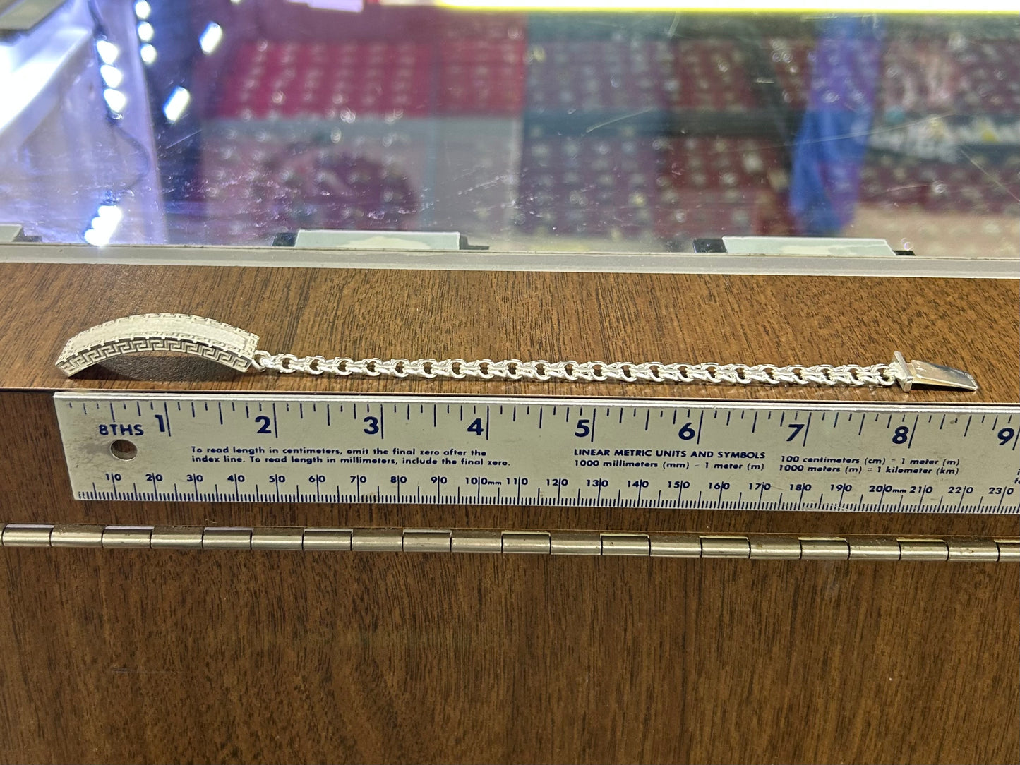 925 Silver Chino Link Bracelet 8" 22.8g